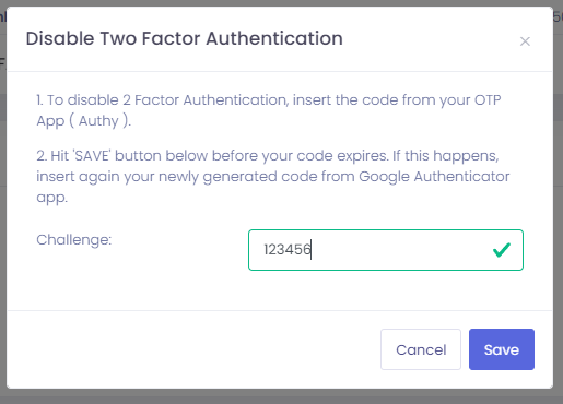 Admin Panel - 2FA (Two-factor authentication) - disable - step 1.PNG