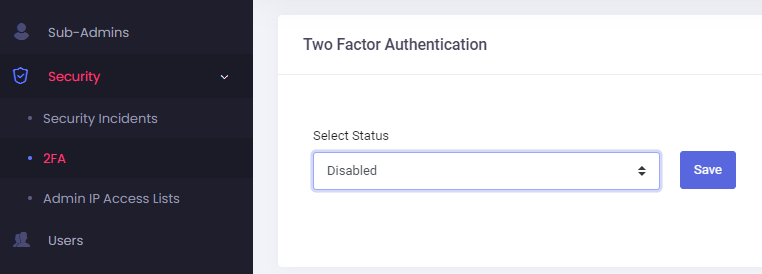 Admin Panel - 2FA (Two-factor authentication) - disable.PNG