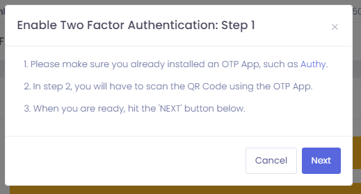 Admin Panel - 2FA (Two-factor authentication) - step 1.PNG