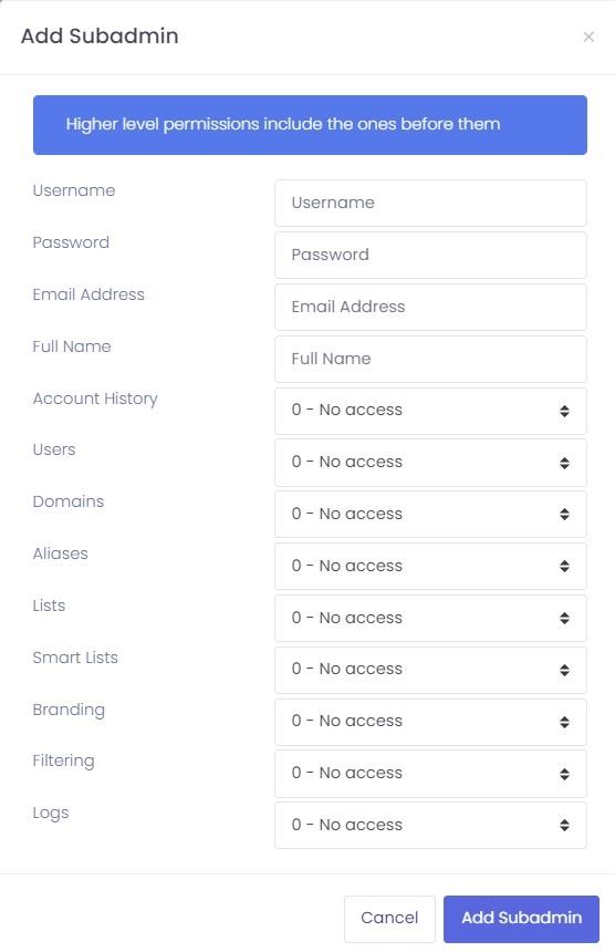 Admin Panel - Add subadmin form.jpg