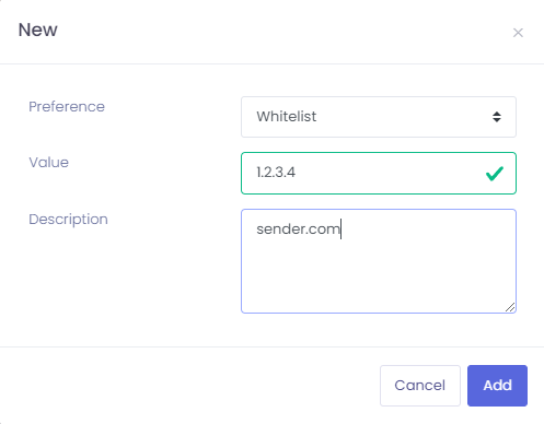 Admin Panel - filtering - IP access list - whitelist - add new entry.PNG
