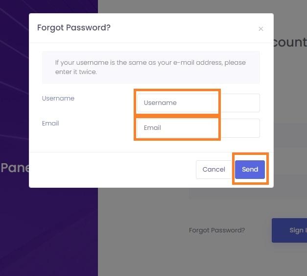 Admin Panel - the reset password form.jpg