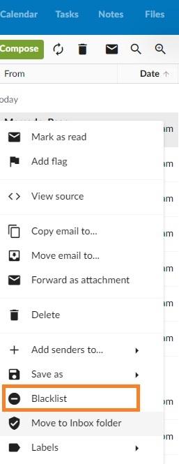 Webmail - blacklist a sender.jpg