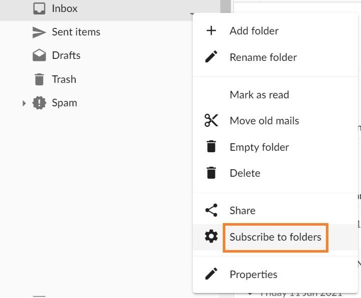 Webmail - Email tab - Folders advanced menu.jpg