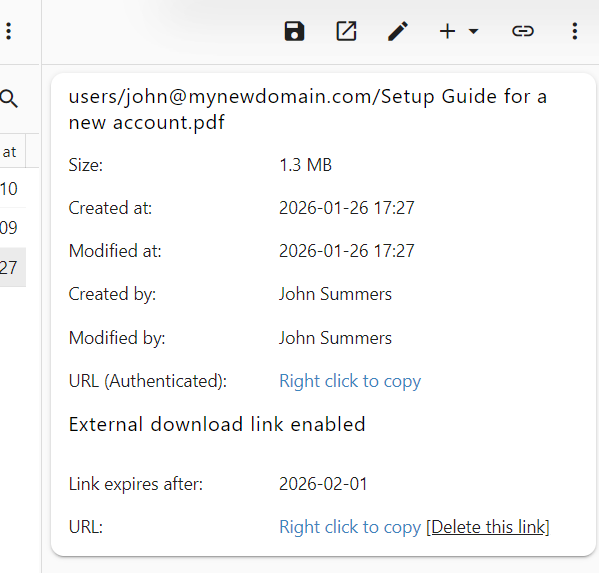 Webmail - Files - share a file - click on file to see the details, including downlodable link.PNG