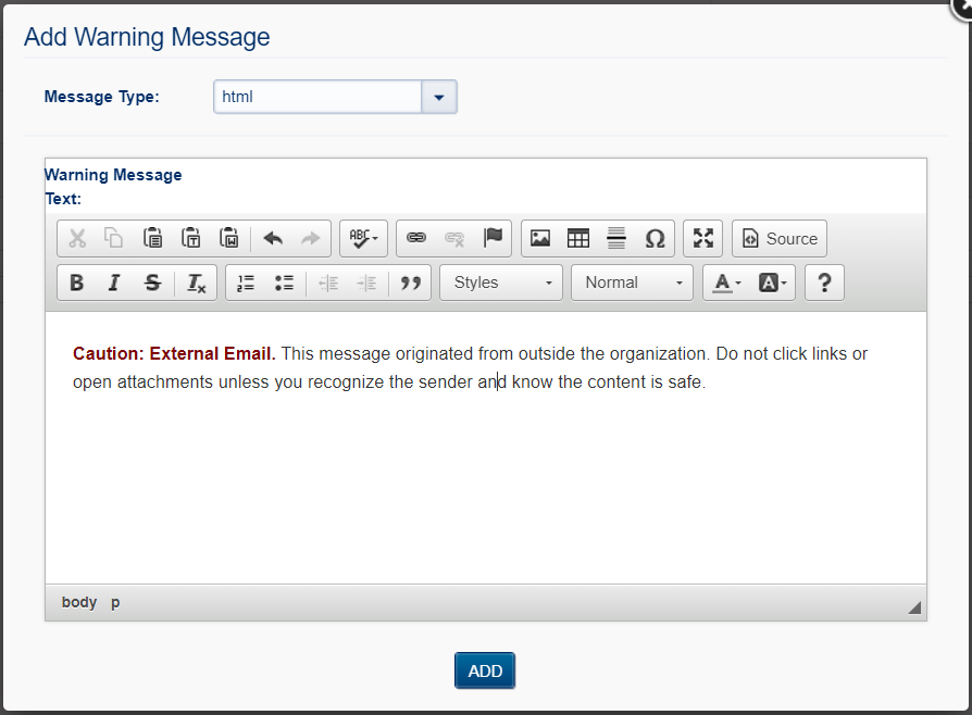 User Panel - delivery rules - new action - insert warning messages.PNG