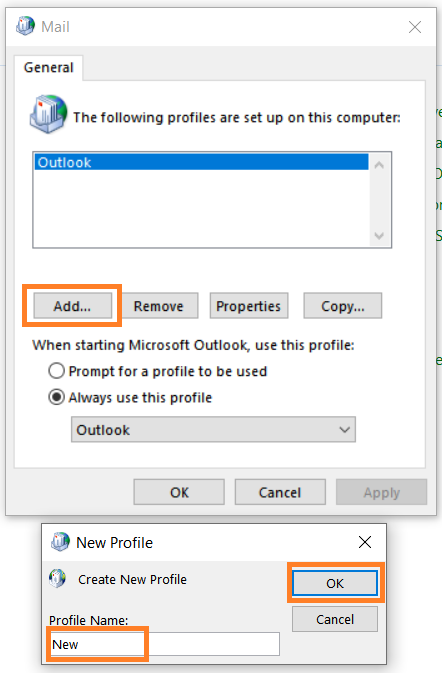 Windows - Mail (Outlook) - Add a new Profile - step 2.PNG