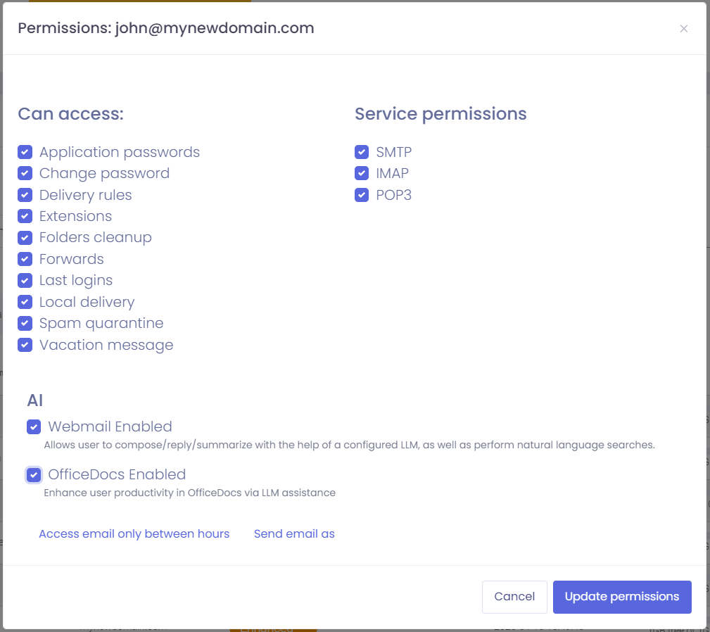 Admin Panel - Enable AI permissions for the user.PNG