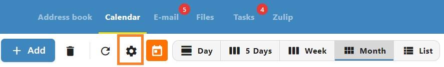 Webmail - click on the cogwheel to access calendar settings.jpg