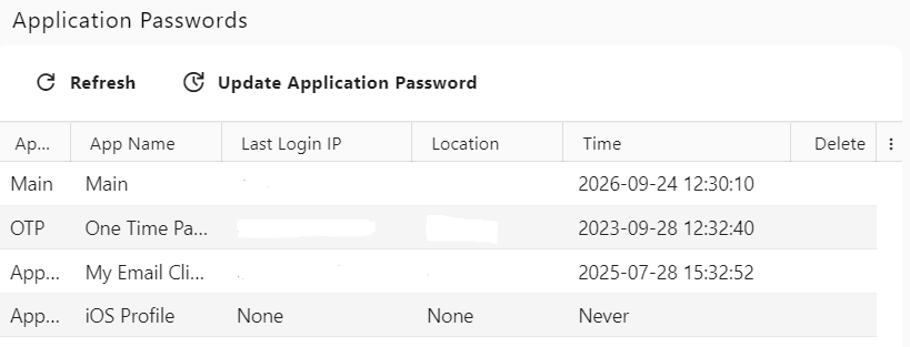 Webmail - Application passwords list.PNG